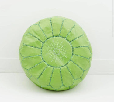 Lime Green Pouf - Ettilux Home